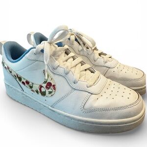 Nike(GS) Nike Court Borough Low 2 'White Cherry'